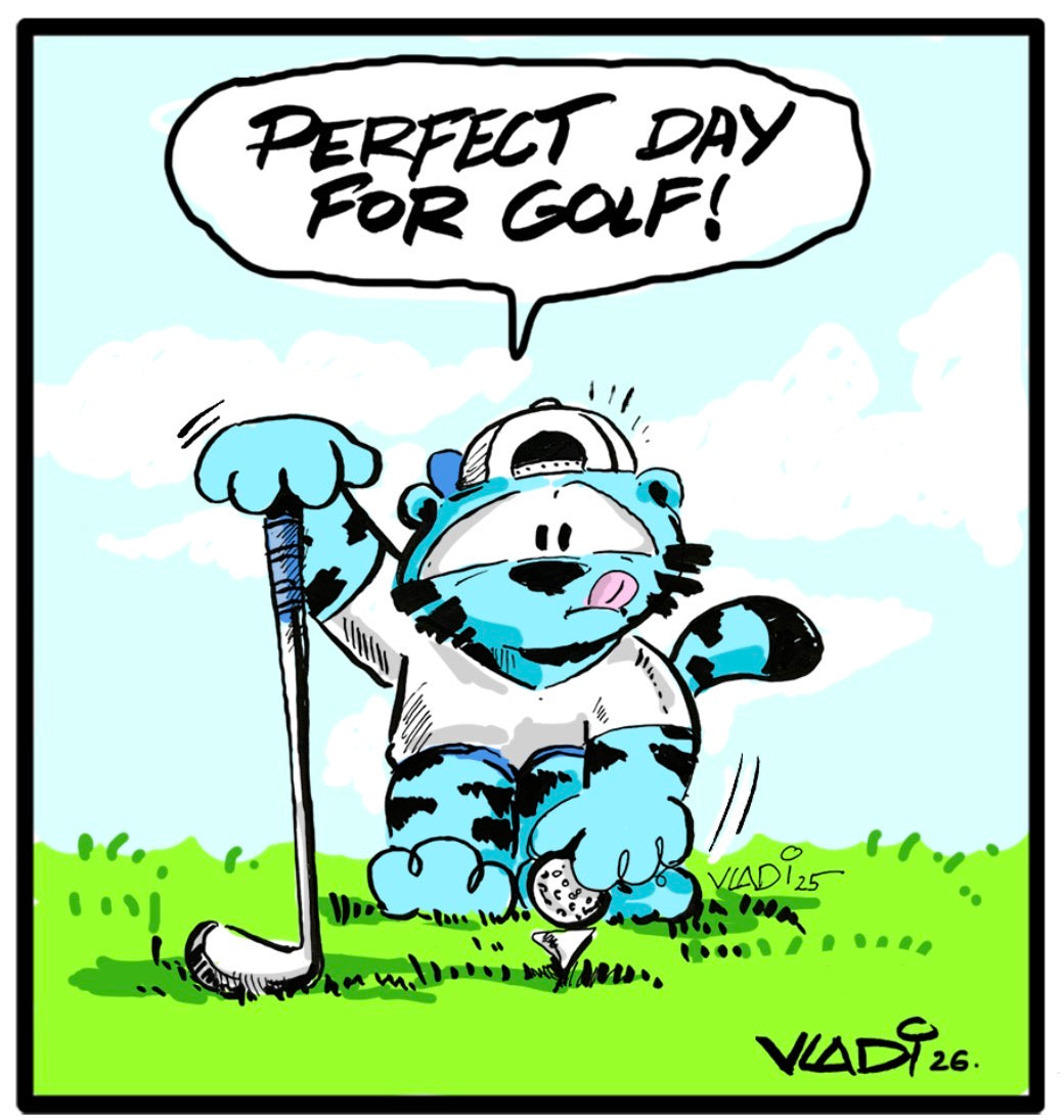 TIGERS Golfing Day – Comic Strip
