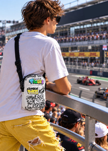 TIGERS™ Formula Racing Crossbody Bag | VI COMICS™ | Art VLADI NIK