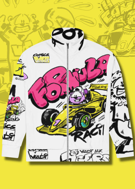 TIGERS™ Formula Racing Track Jacket | Unisex | VI COMICS™ | Art VLADI NIK