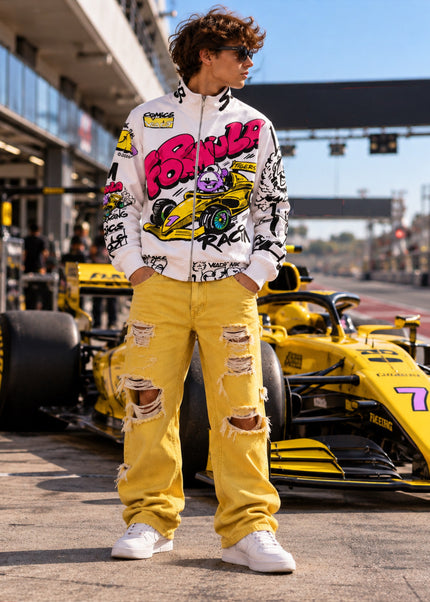 TIGERS™ Formula Racing Track Jacket | Unisex | VI COMICS™ | Art VLADI NIK