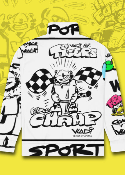 TIGERS™ Formula Racing Track Jacket | Unisex | VI COMICS™ | Art VLADI NIK