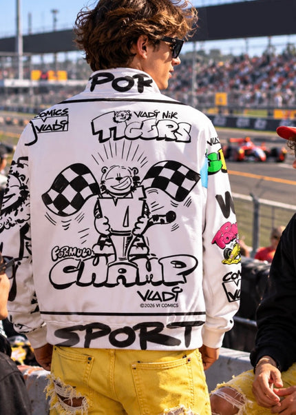 TIGERS™ Formula Racing Track Jacket | Unisex | VI COMICS™ | Art VLADI NIK
