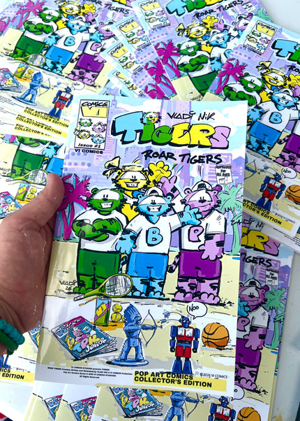   TIGERS creator Vladi Nik signing official VI COMICS comic books