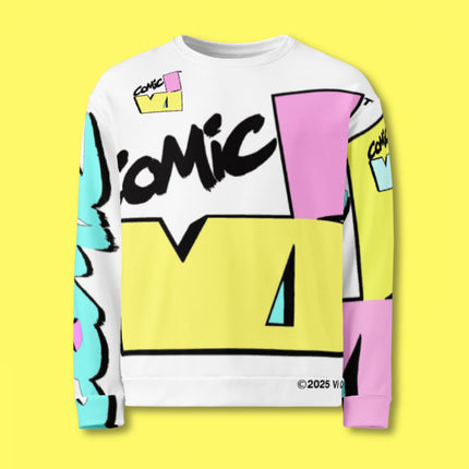 VI Comic Collector’s Edition sweatshirt front with logo